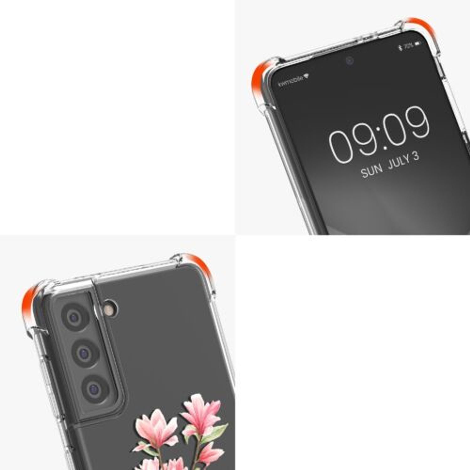 Husa Kwmobile pentru Samsung Galaxy S21, Silicon, Multicolor, 57735.01 fotografia produsului View 8 L