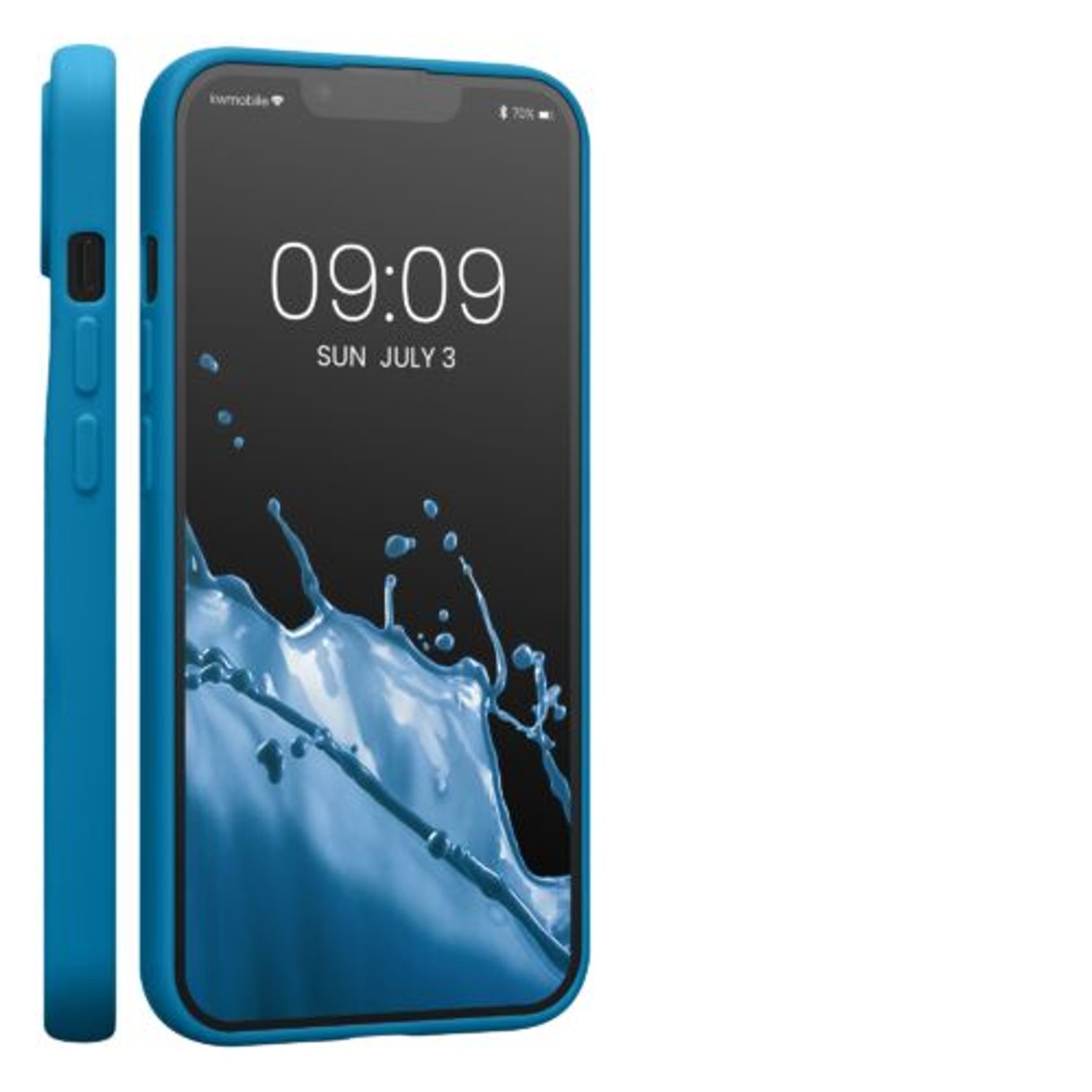 Husa Kwmobile pentru Apple iPhone 13, Silicon, Albastru, 57748.224 fotografia produsului View 8 L