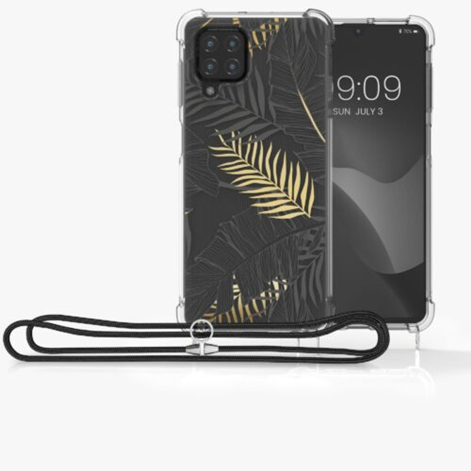 Husa Kwmobile pentru Samsung Galaxy M22, Silicon, Multicolor, 57745.02 fotografia produsului View 7 L