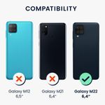 Husa Kwmobile pentru Samsung Galaxy M22, Silicon, Multicolor, 57745.02 fotografia produsului View 5 S