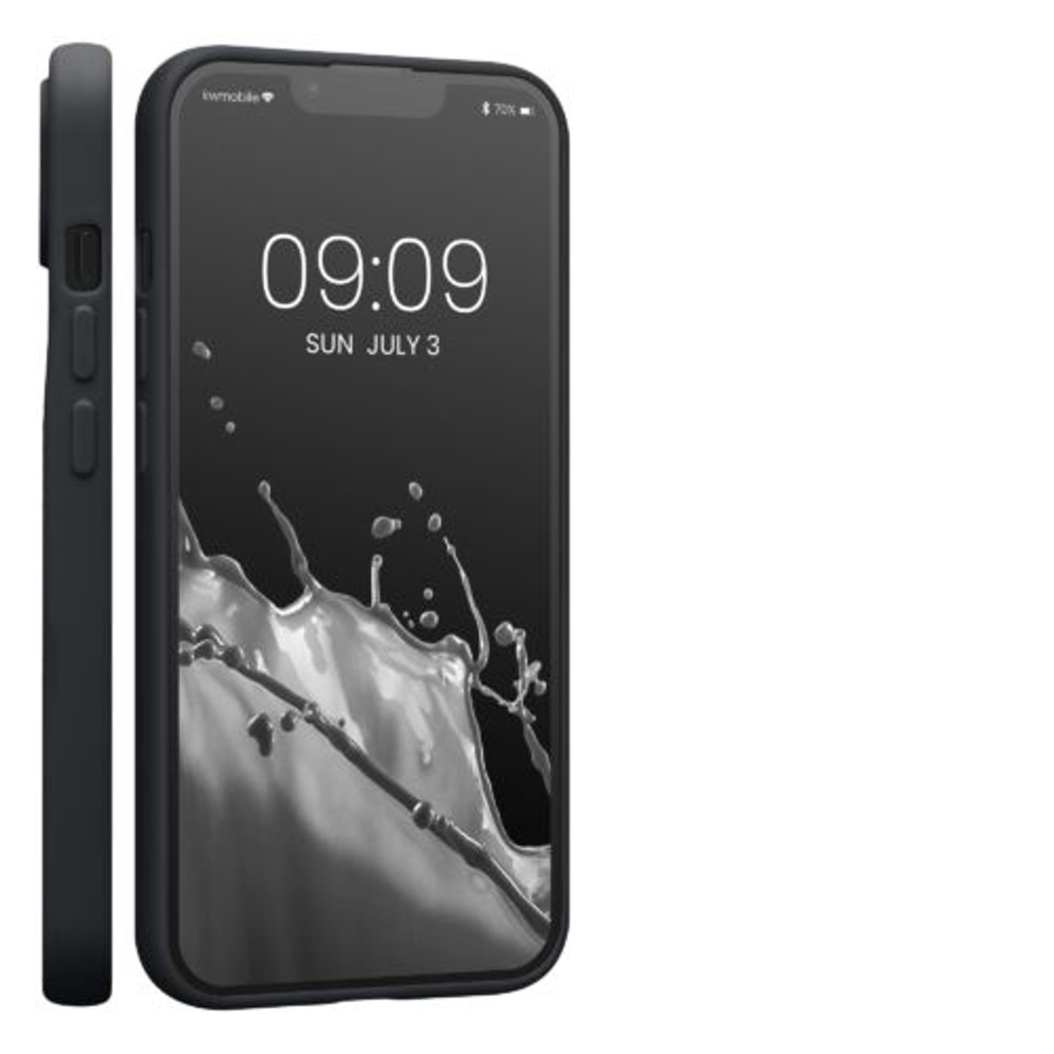 Husa Kwmobile pentru Apple iPhone 13, Silicon, Negru, 57748.01 fotografia produsului View 8 L