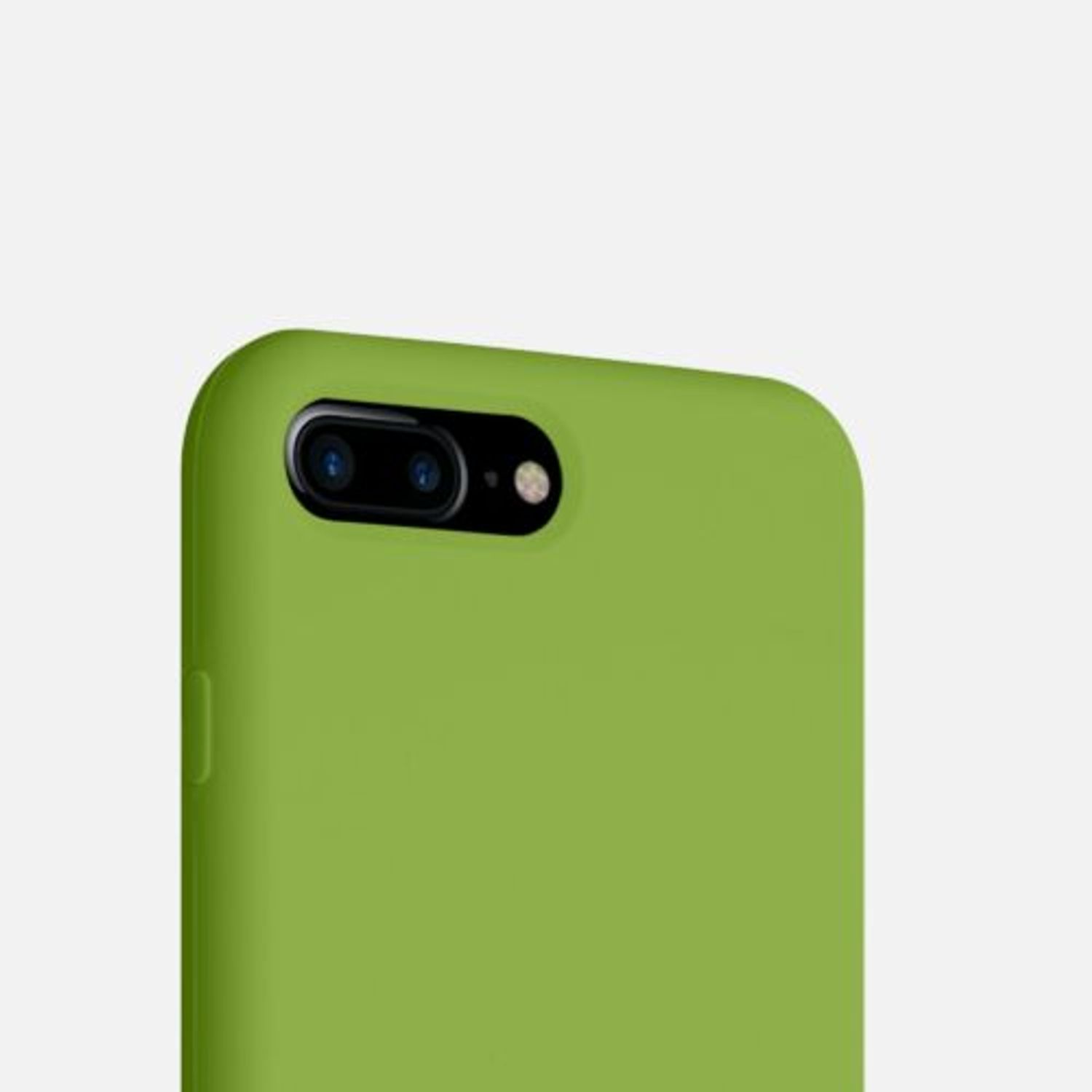 Husa pentru iPhone 8 Plus/iPhone 7 Plus, Silicon, Verde, 40842.220 fotografia produsului View 2 L