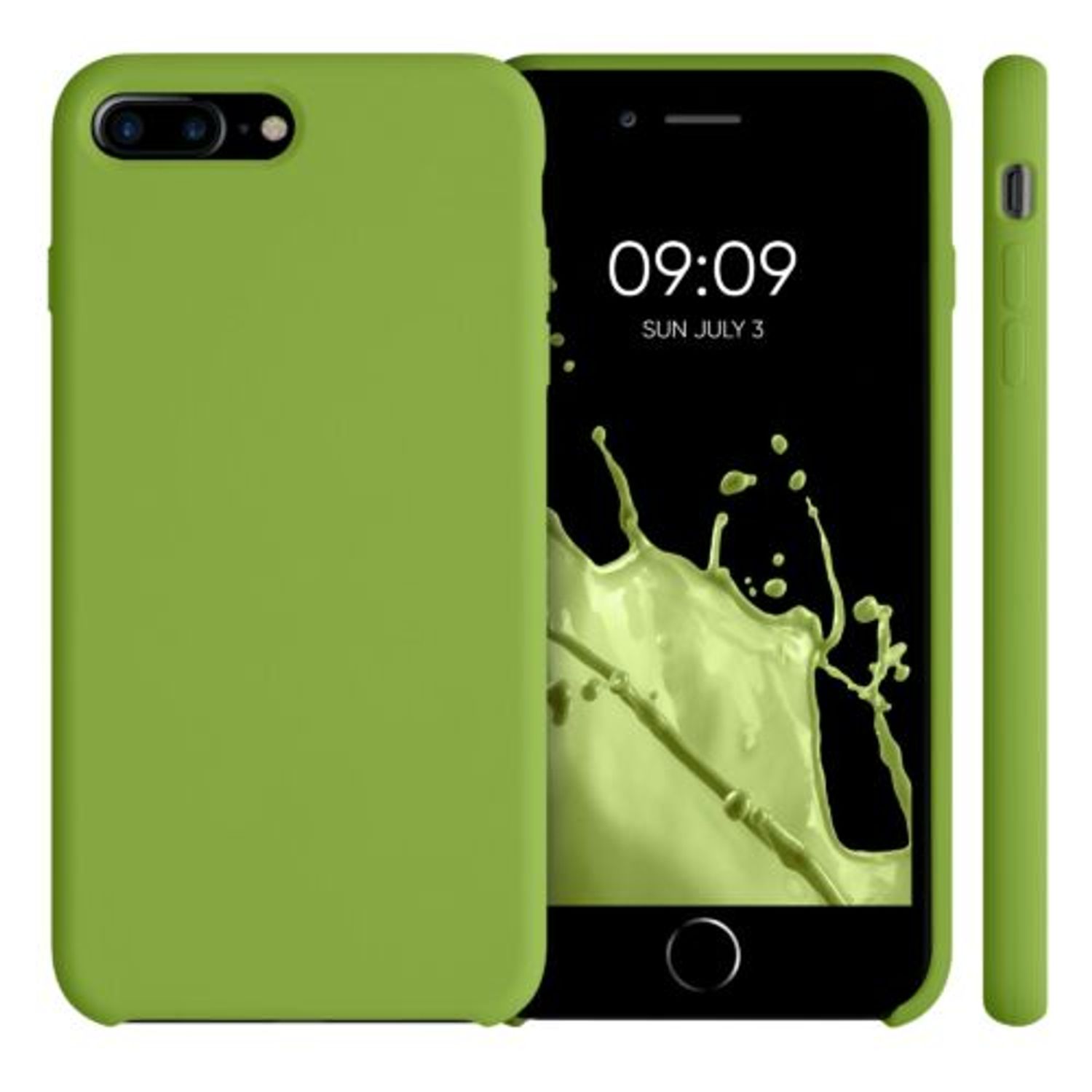 Husa pentru iPhone 8 Plus/iPhone 7 Plus, Silicon, Verde, 40842.220 fotografia produsului View 3 L
