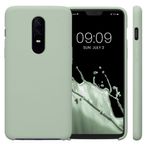 Husa Kwmobile pentru OnePlus 6, Silicon, Verde, 46122.172 fotografia produsului
