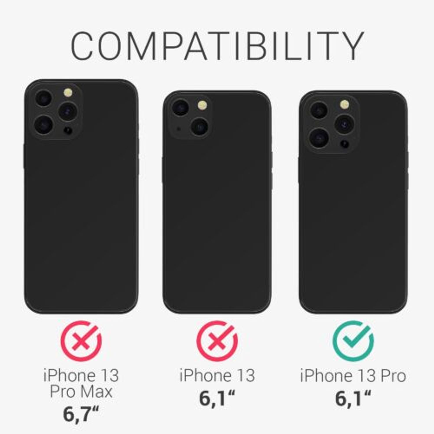 Husa Kwmobile pentru Apple iPhone 13 Pro, Silicon, Albastru, 57749.224 fotografia produsului View 5 L