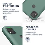 Husa Kwmobile pentru Xiaomi Redmi 9C, Silicon, Verde, 52850.166 fotografia produsului View 3 S