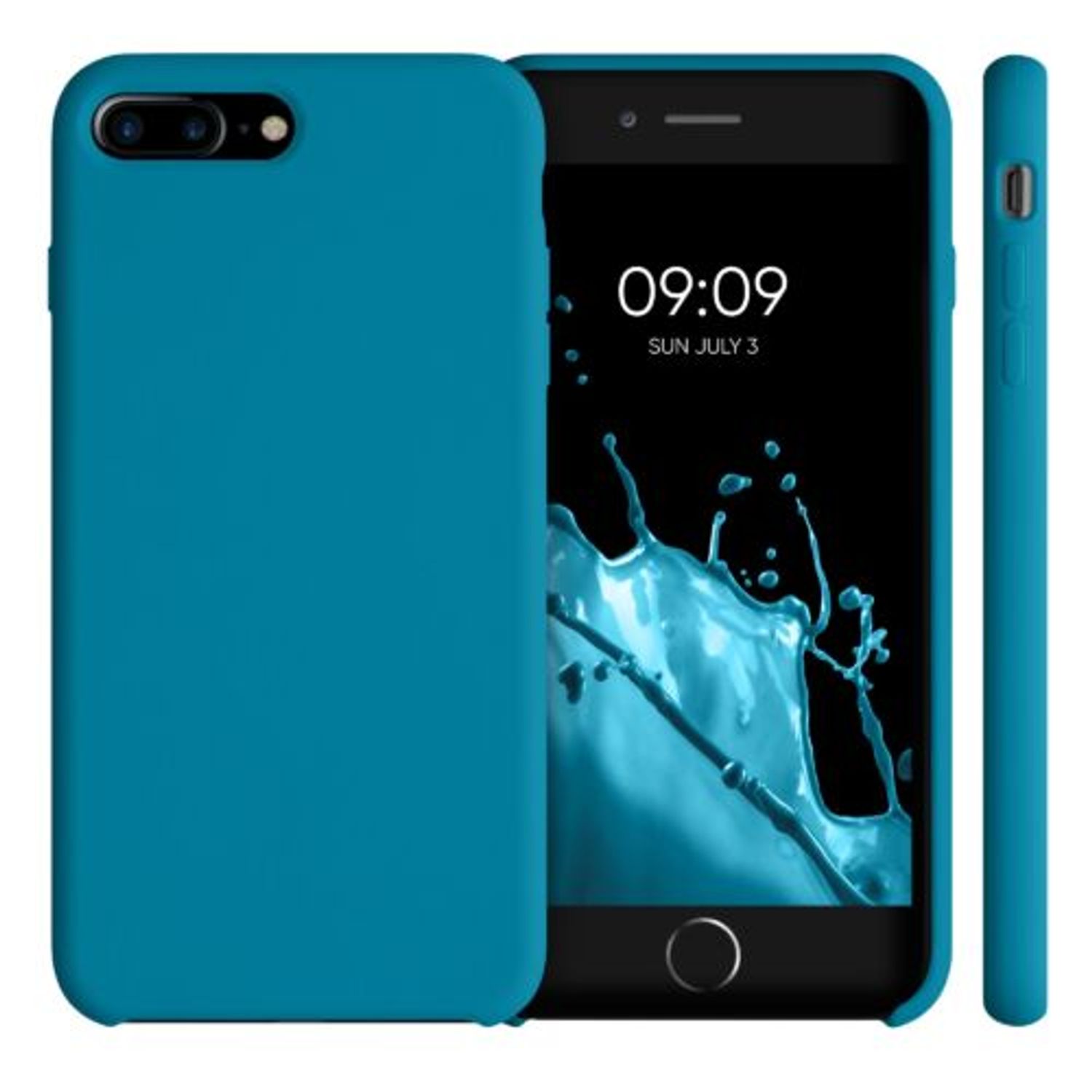 Husa pentru iPhone 8 Plus/iPhone 7 Plus, Silicon, Albastru, 40842.224 fotografia produsului View 2 L