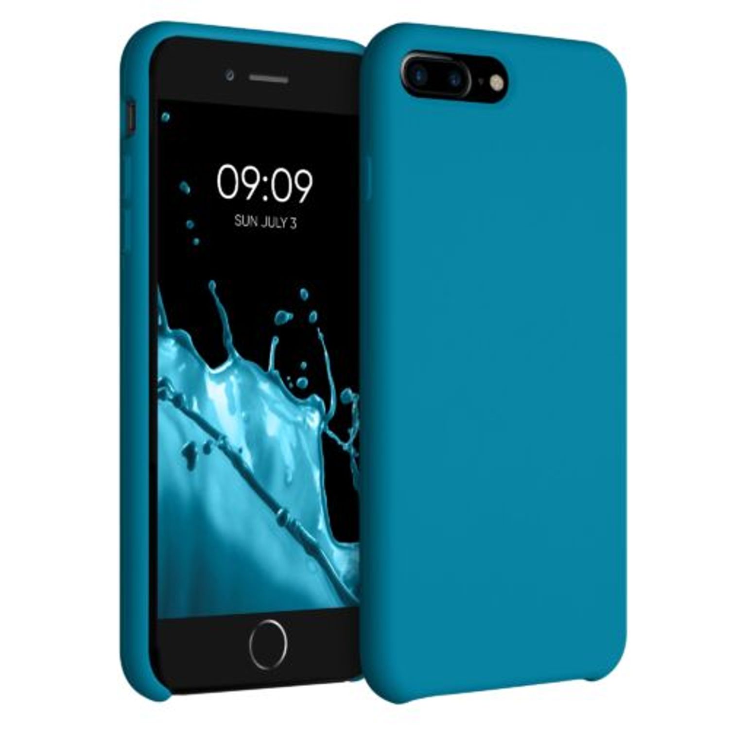 Husa pentru iPhone 8 Plus/iPhone 7 Plus, Silicon, Albastru, 40842.224 fotografia produsului