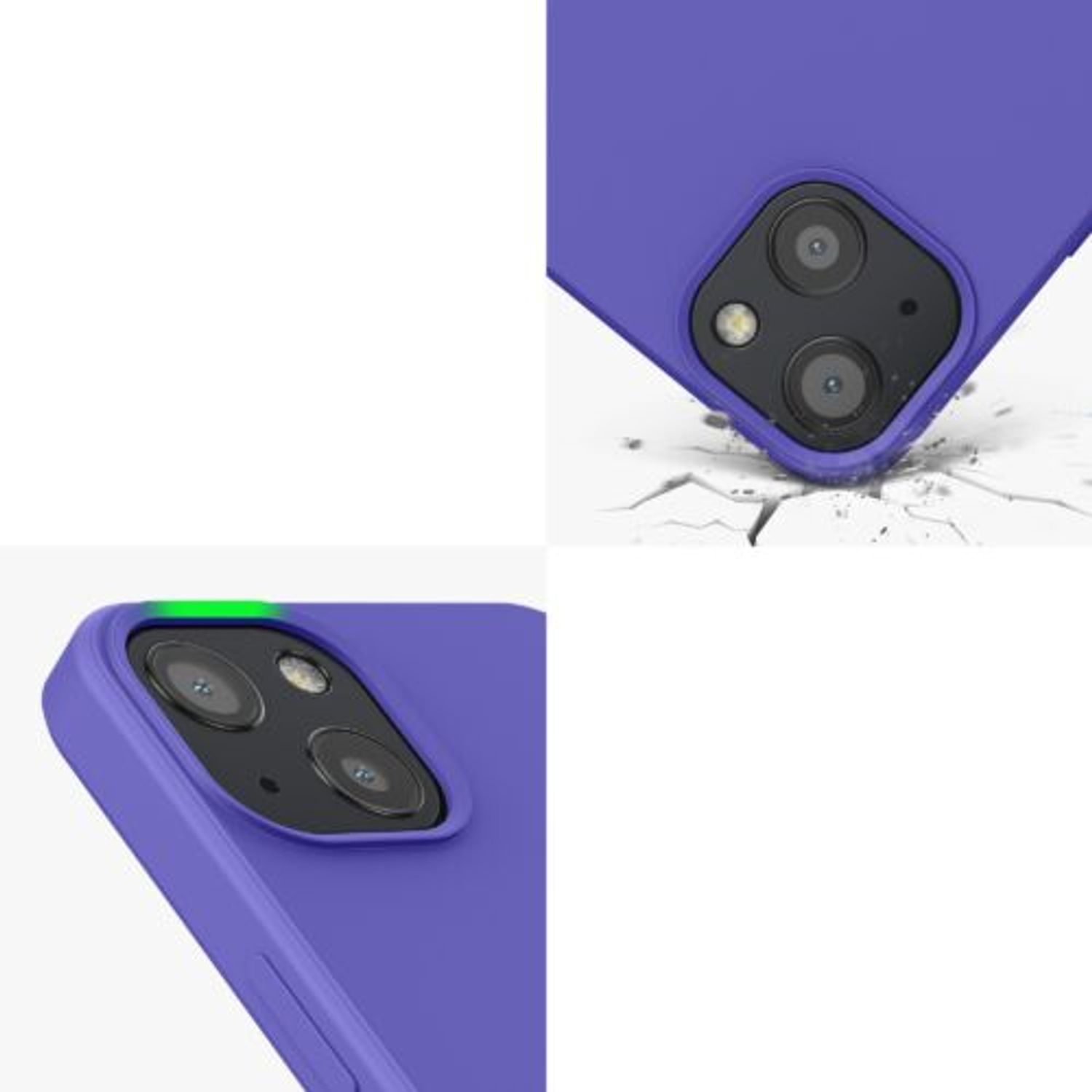 Husa Kwmobile pentru Apple iPhone 13, Silicon, Albastru, 55948.234 fotografia produsului View 8 L