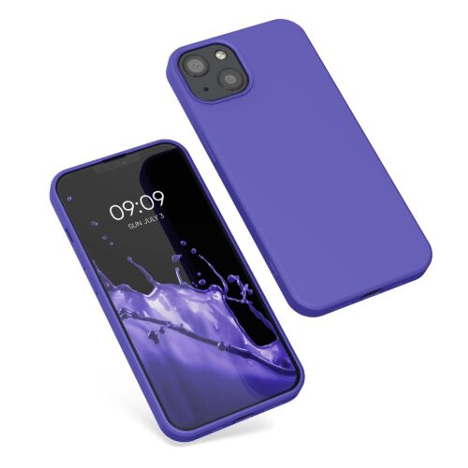 Husa Kwmobile pentru Apple iPhone 13, Silicon, Albastru, 55948.234 fotografia produsului