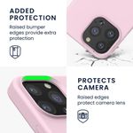 Husa Kwmobile pentru Apple iPhone 13 Pro, Silicon, Roz, 55880.236 fotografia produsului View 3 S