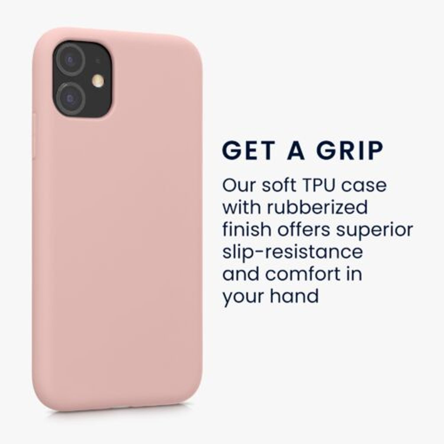 Husa Kwmobile pentru Apple iPhone 11, Silicon, Rose Gold, 50791.237 fotografia produsului View 13 L