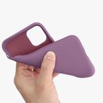Husa Kwmobile pentru Apple iPhone 11, Silicon, Mov, 50791.235 fotografia produsului View 7 S