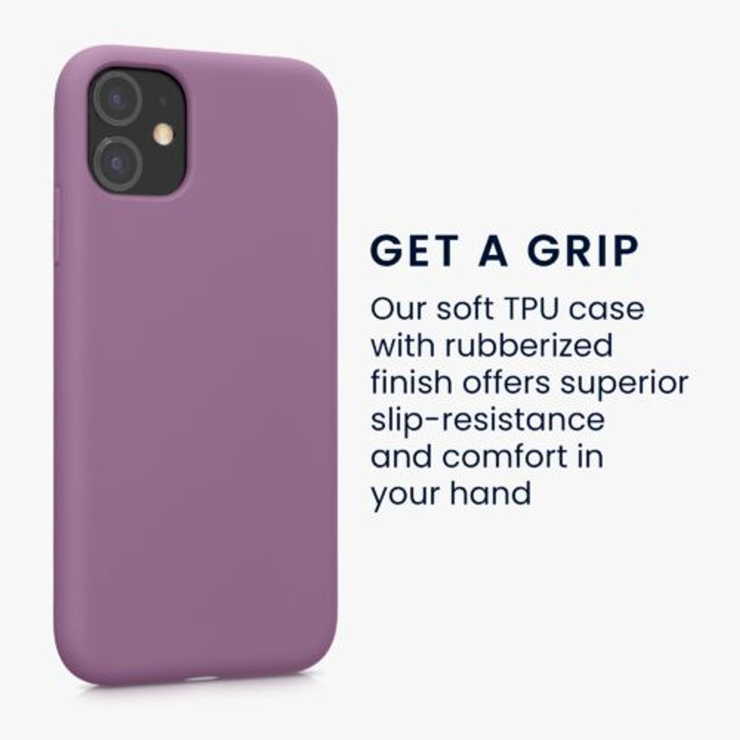 Husa Kwmobile pentru Apple iPhone 11, Silicon, Mov, 50791.235 fotografia produsului View 4 L