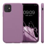 Husa Kwmobile pentru Apple iPhone 11, Silicon, Mov, 50791.235 fotografia produsului