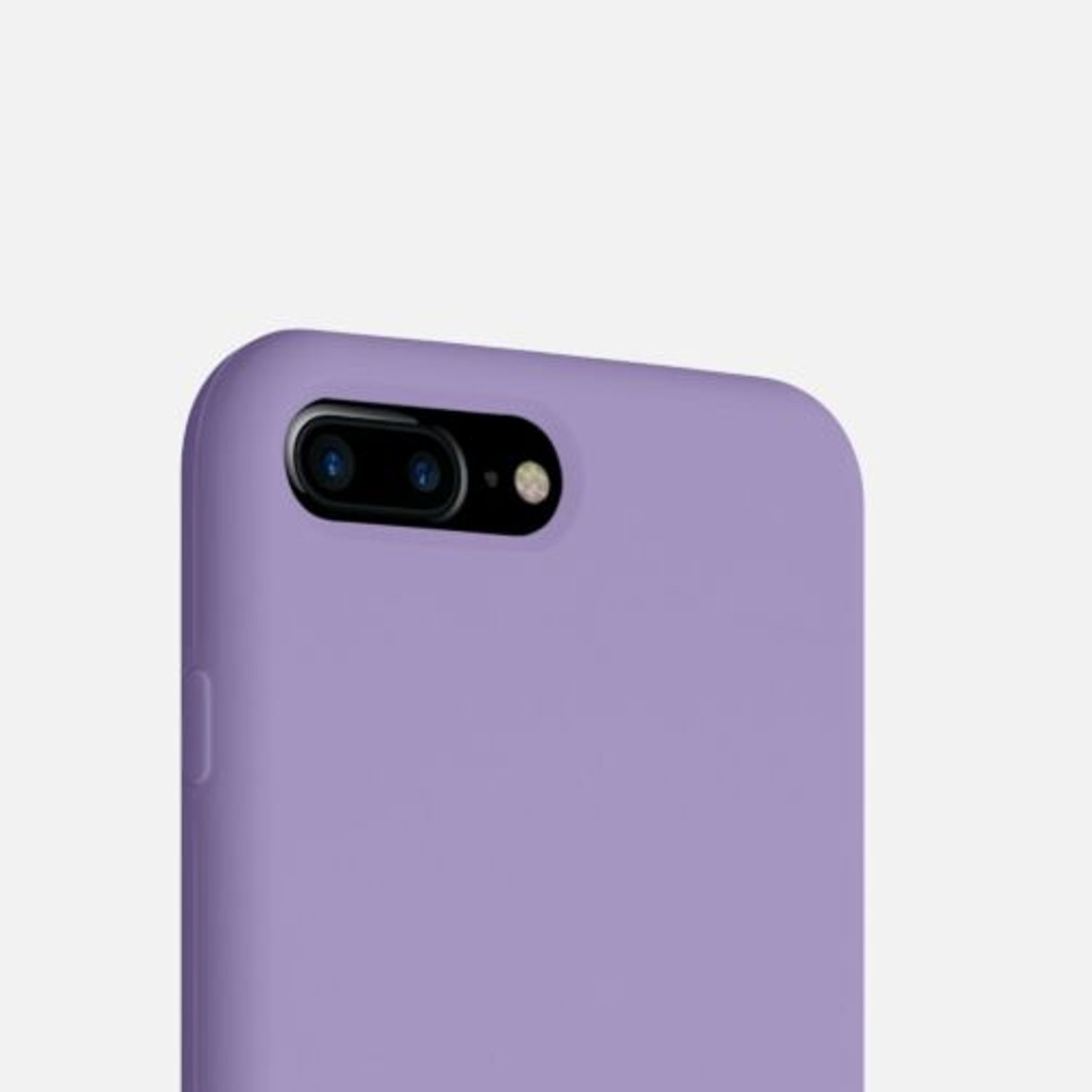 Husa pentru iPhone 8 Plus/iPhone 7 Plus, Silicon, Mov, 40842.222 fotografia produsului View 8 L