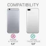 Husa pentru iPhone 8 Plus/iPhone 7 Plus, Silicon, Mov, 40842.222 fotografia produsului View 6 S