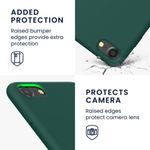 Husa Kwmobile pentru Apple iPhone 8/iPhone 7/iPhone SE 2, Silicon, Verde, 49979.184 fotografia produsului View 3 S