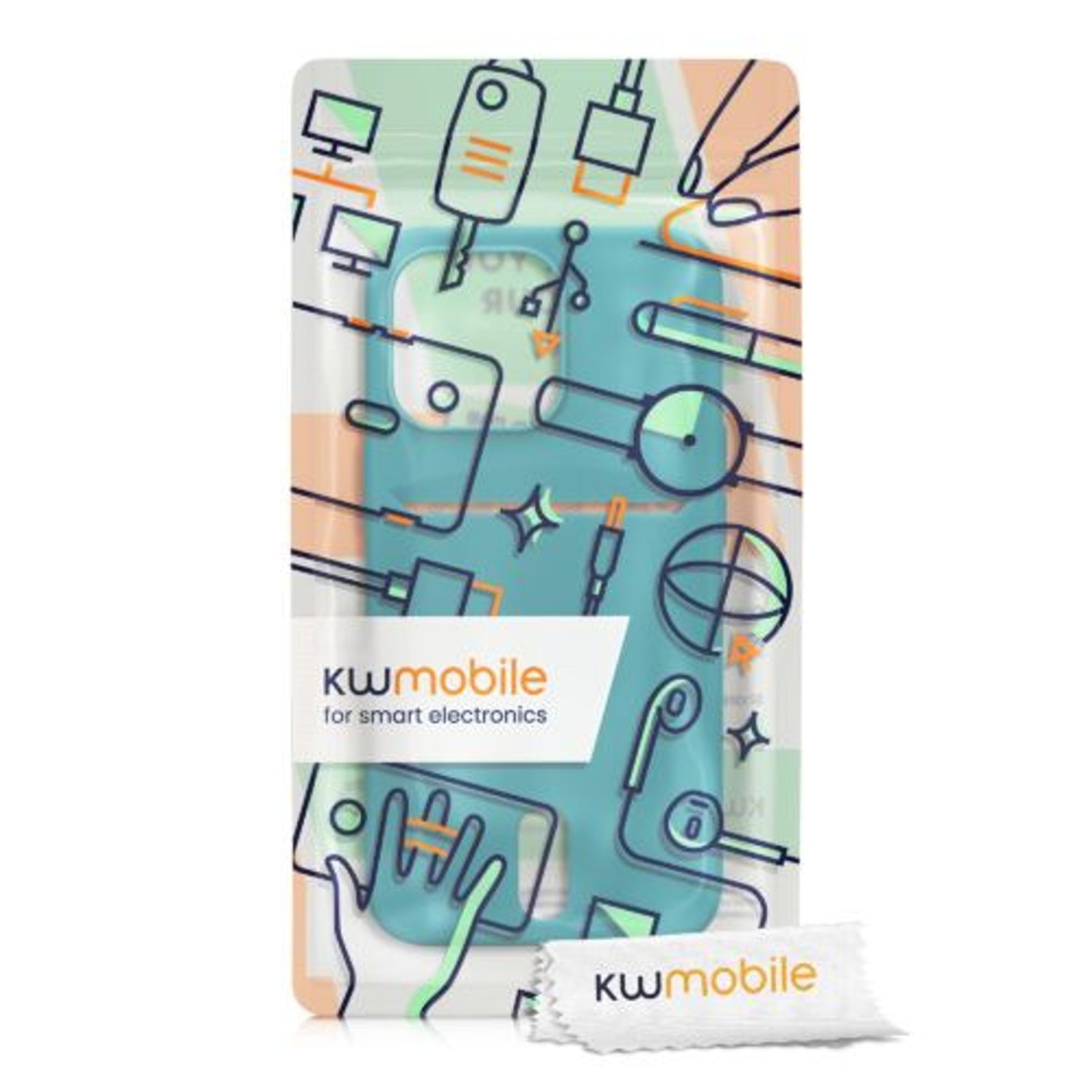 Husa Kwmobile pentru Apple iPhone 13 Pro, Silicon, Verde, 57749.57 fotografia produsului View 6 L