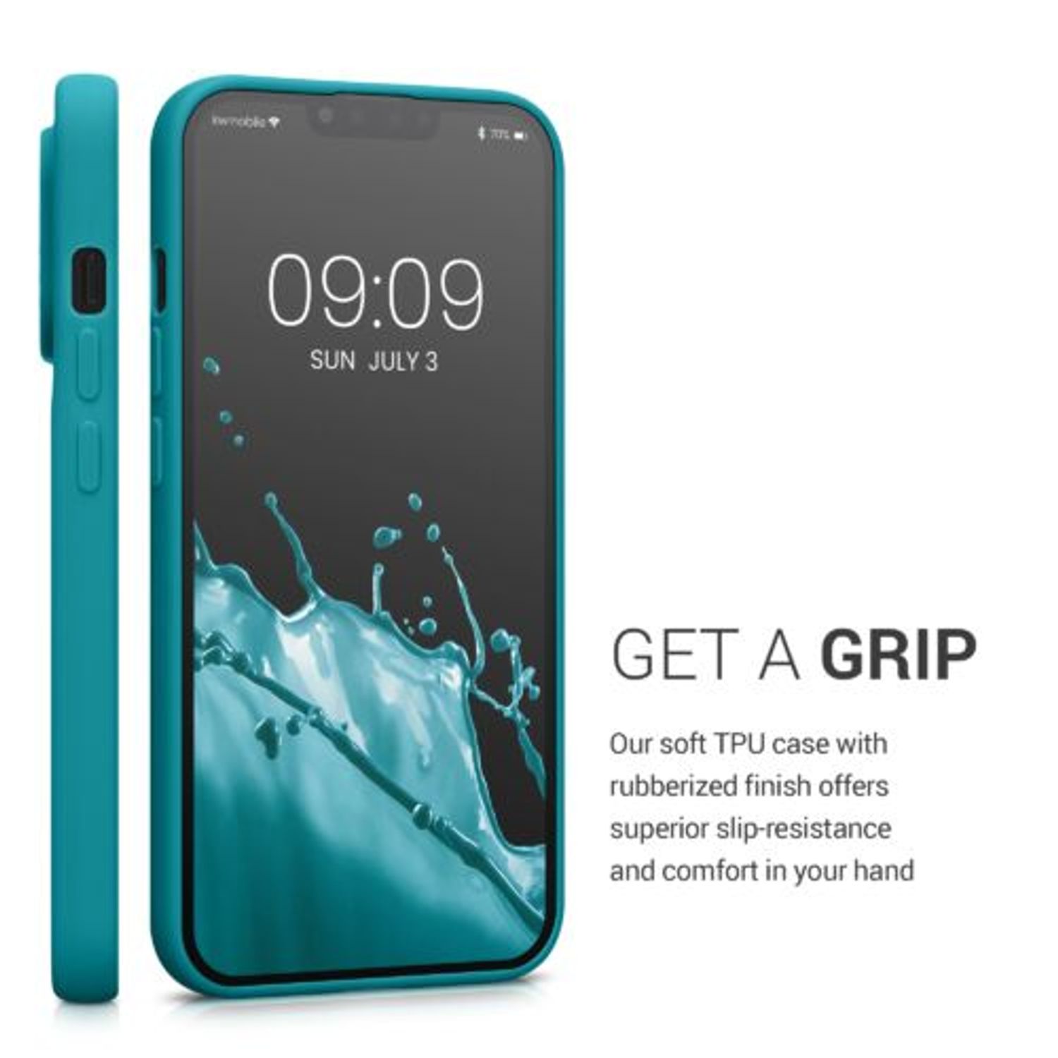 Husa Kwmobile pentru Apple iPhone 13 Pro, Silicon, Verde, 57749.57 fotografia produsului View 4 L
