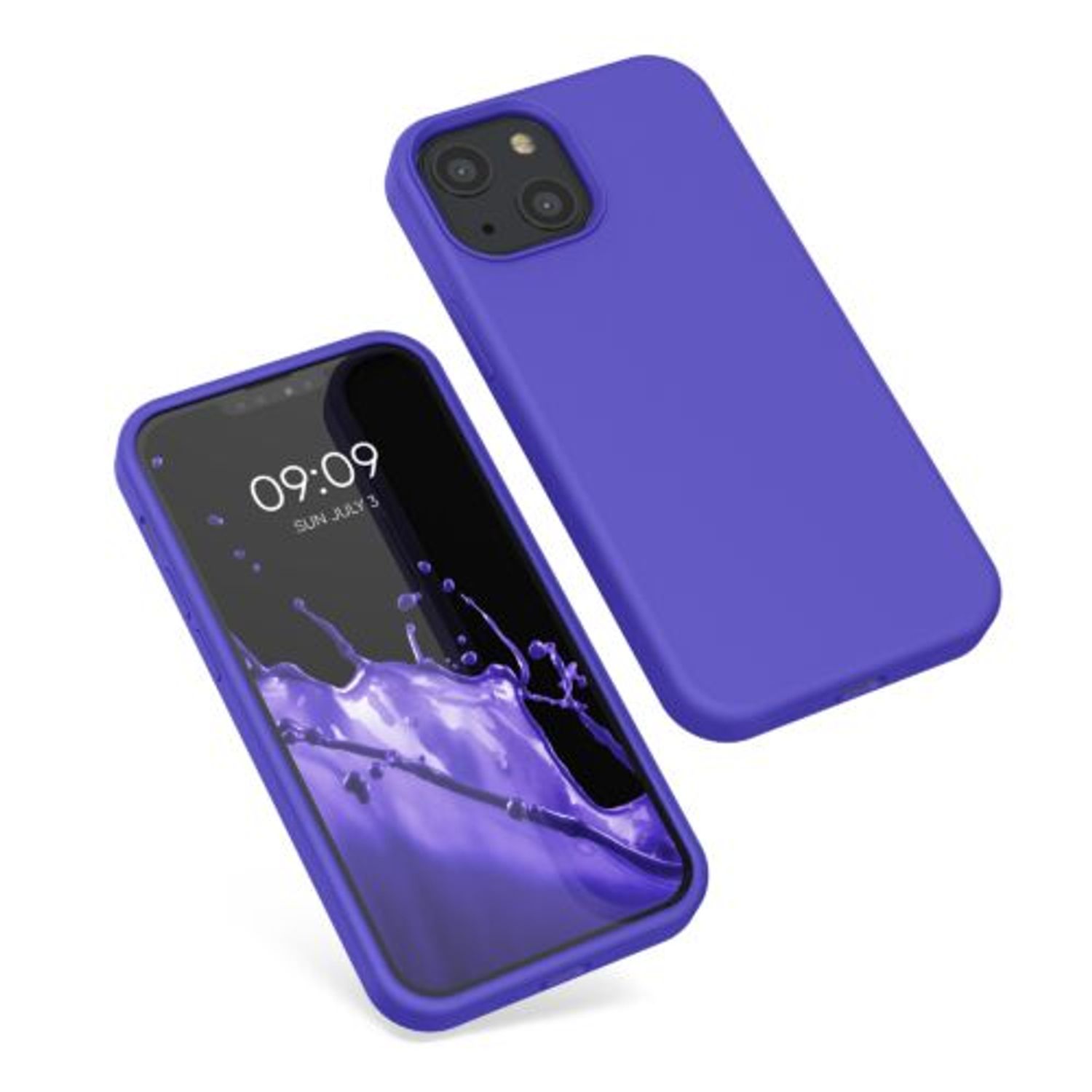 Husa Kwmobile pentru Apple iPhone 13 Mini, Silicon, Albastru, 55877.234 fotografia produsului
