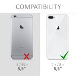 Husa pentru iPhone 8 Plus/iPhone 7 Plus, Silicon, Galben, 40842.165 fotografia produsului View 6 S