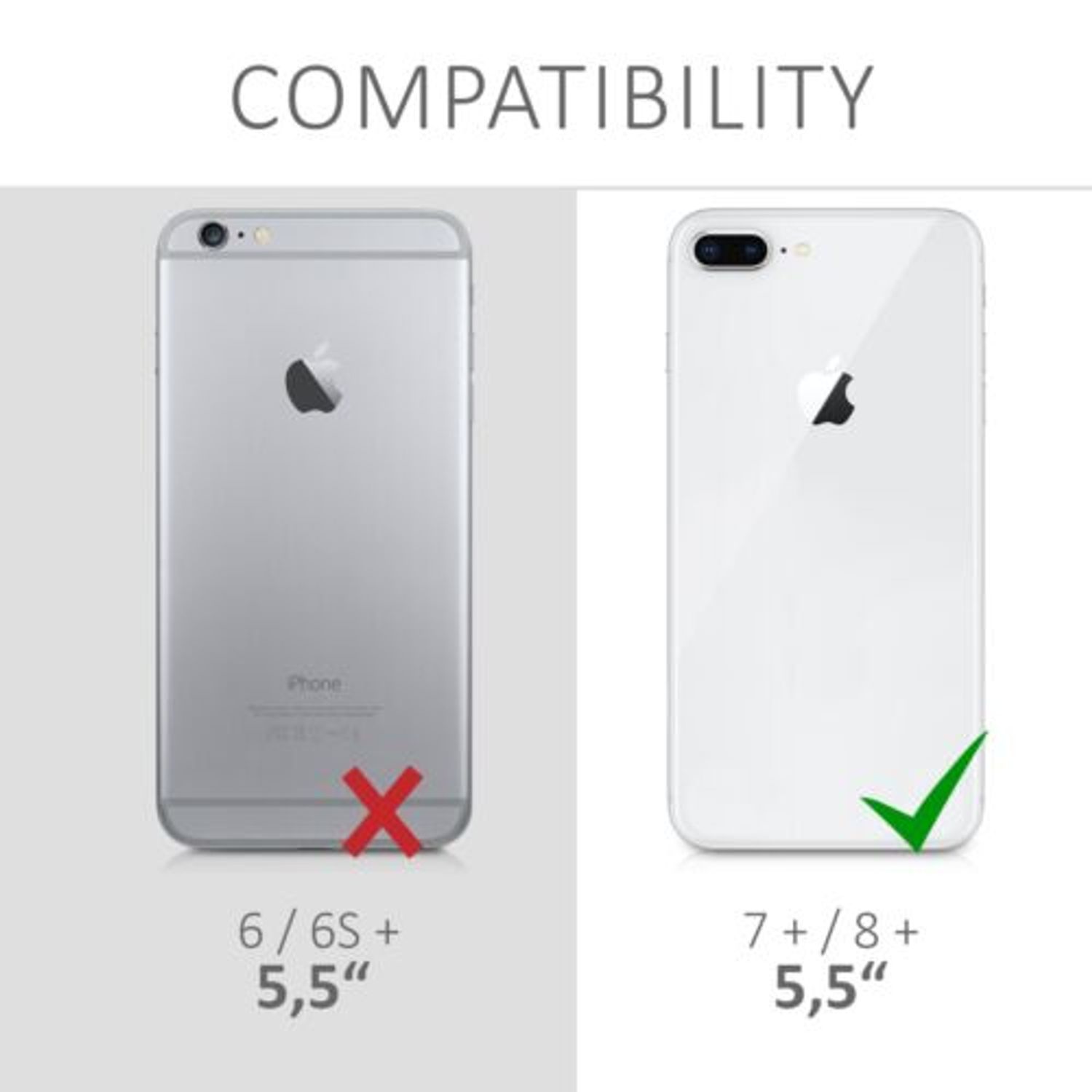 Husa pentru iPhone 8 Plus/iPhone 7 Plus, Silicon, Galben, 40842.165 fotografia produsului View 6 L