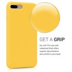 Husa pentru iPhone 8 Plus/iPhone 7 Plus, Silicon, Galben, 40842.165 fotografia produsului View 4 S