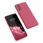 Husa Kwmobile pentru OnePlus Nord 2 5G, Silicon, Roz, 56070.238 fotografia produsului