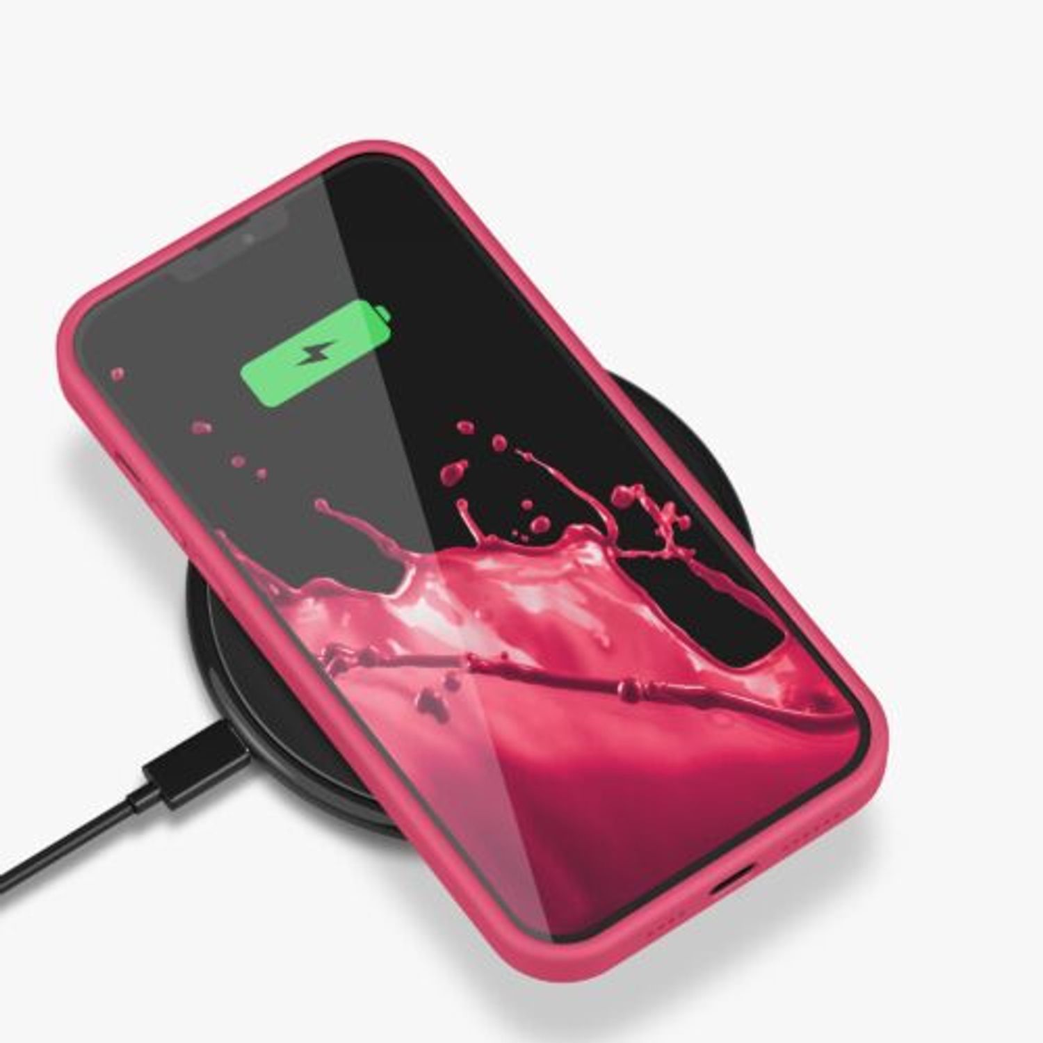 Husa Kwmobile pentru Apple iPhone 13 Pro Max, Silicon, Roz, 55881.238 fotografia produsului View 10 L
