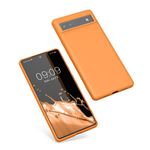 Husa Kwmobile pentru Google Pixel 6a, Silicon, Portocaliu, 57799.150 fotografia produsului