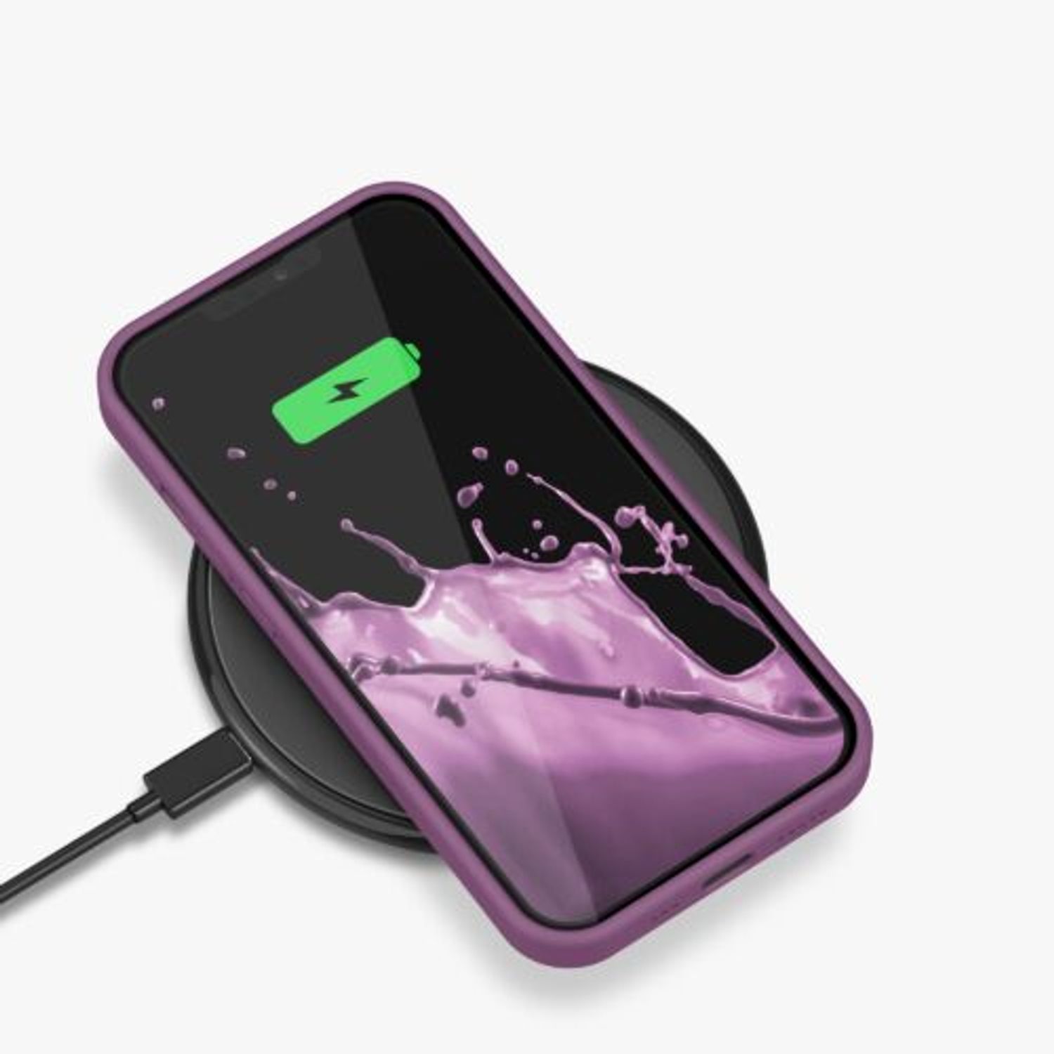 Husa Kwmobile pentru Apple iPhone 13, Silicon, Mov, 55878.235 fotografia produsului View 10 L
