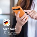 Husa Kwmobile pentru Google Pixel 6a, Silicon, Portocaliu, 57799.150 fotografia produsului View 5 S