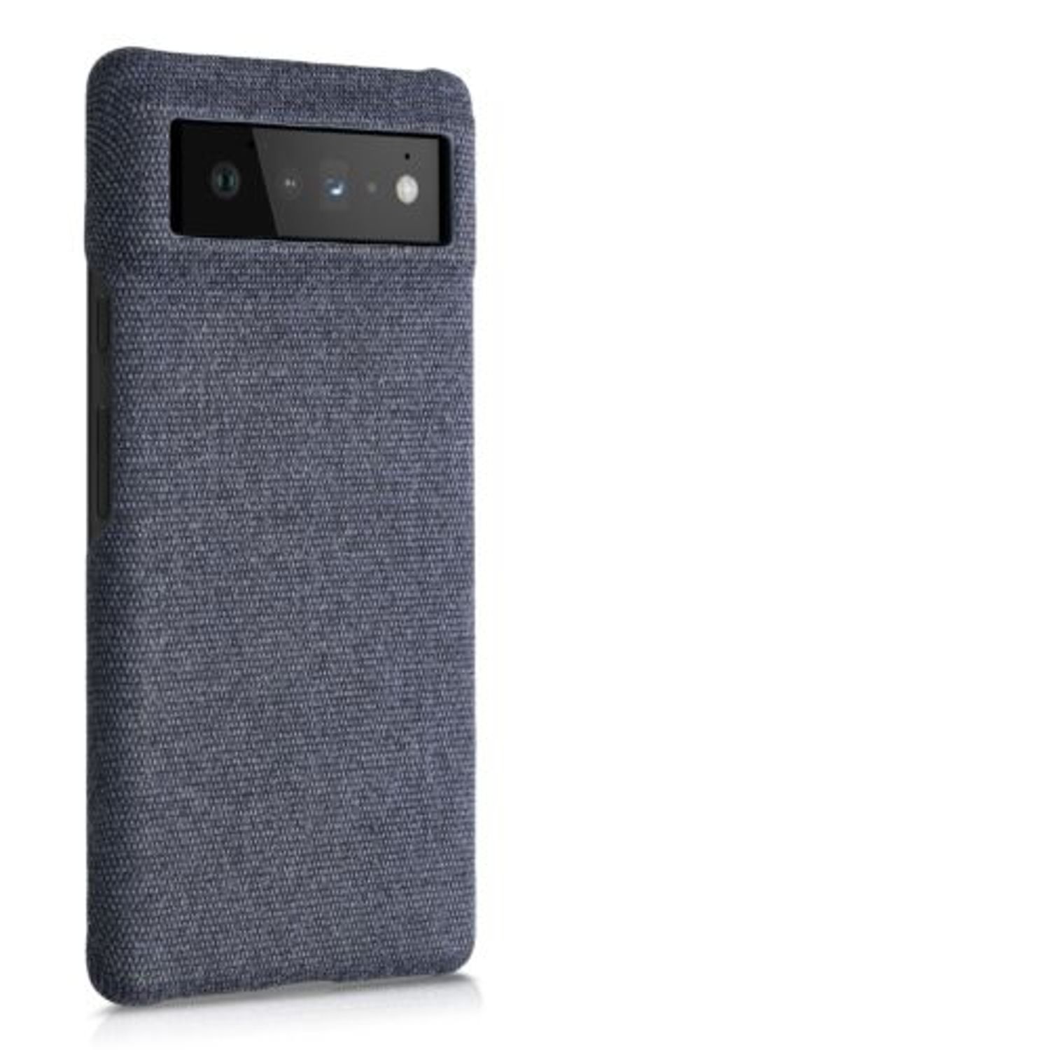 Husa Kwmobile pentru Google Pixel 6, Textil, Albastru, 57795.17 fotografia produsului View 7 L