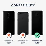 Husa Kwmobile pentru OnePlus 6T, Silicon, Crem, 55347.10 fotografia produsului View 5 S