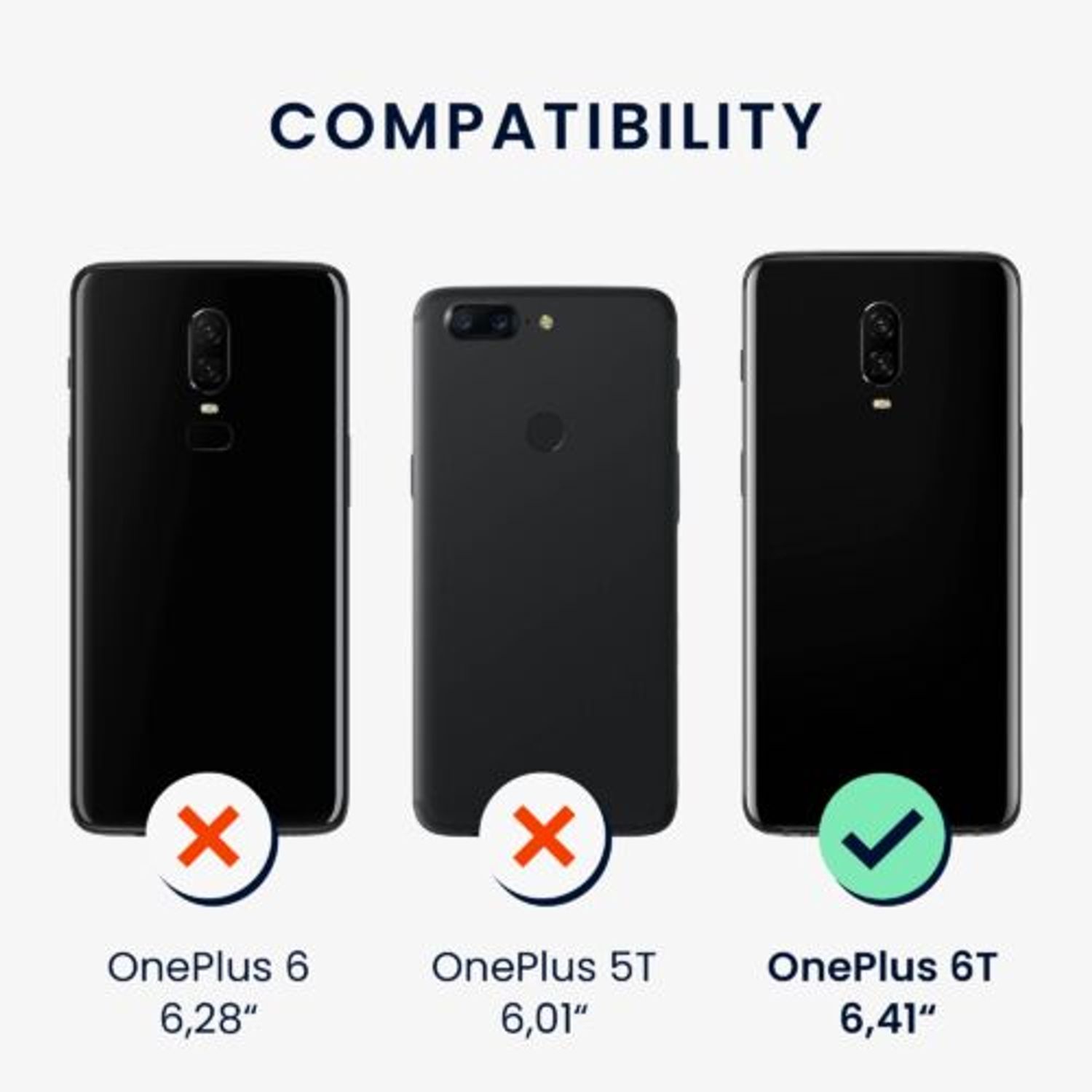 Husa Kwmobile pentru OnePlus 6T, Silicon, Crem, 55347.10 fotografia produsului View 5 L