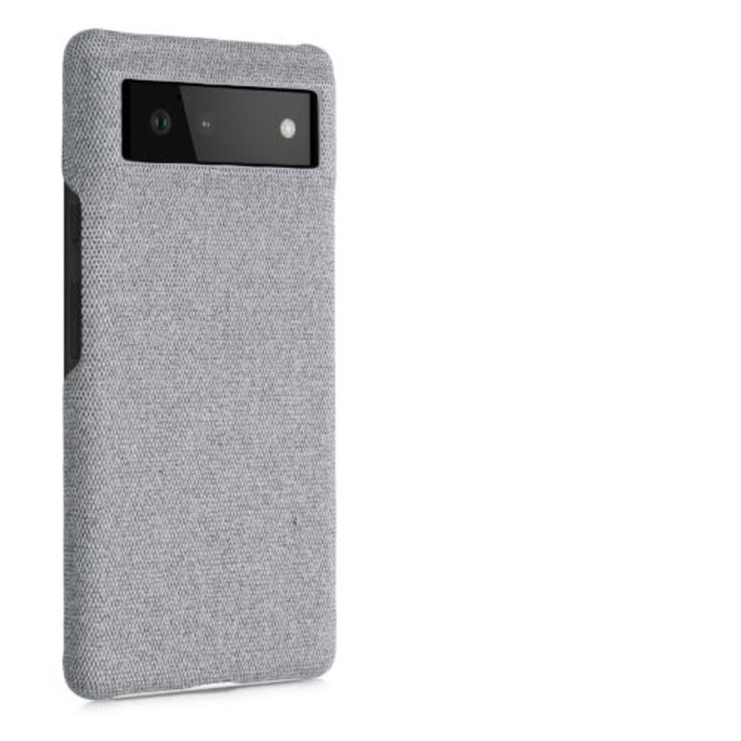 Husa Kwmobile pentru Google Pixel 6, Textil, Gri, 57795.25 fotografia produsului View 7 L