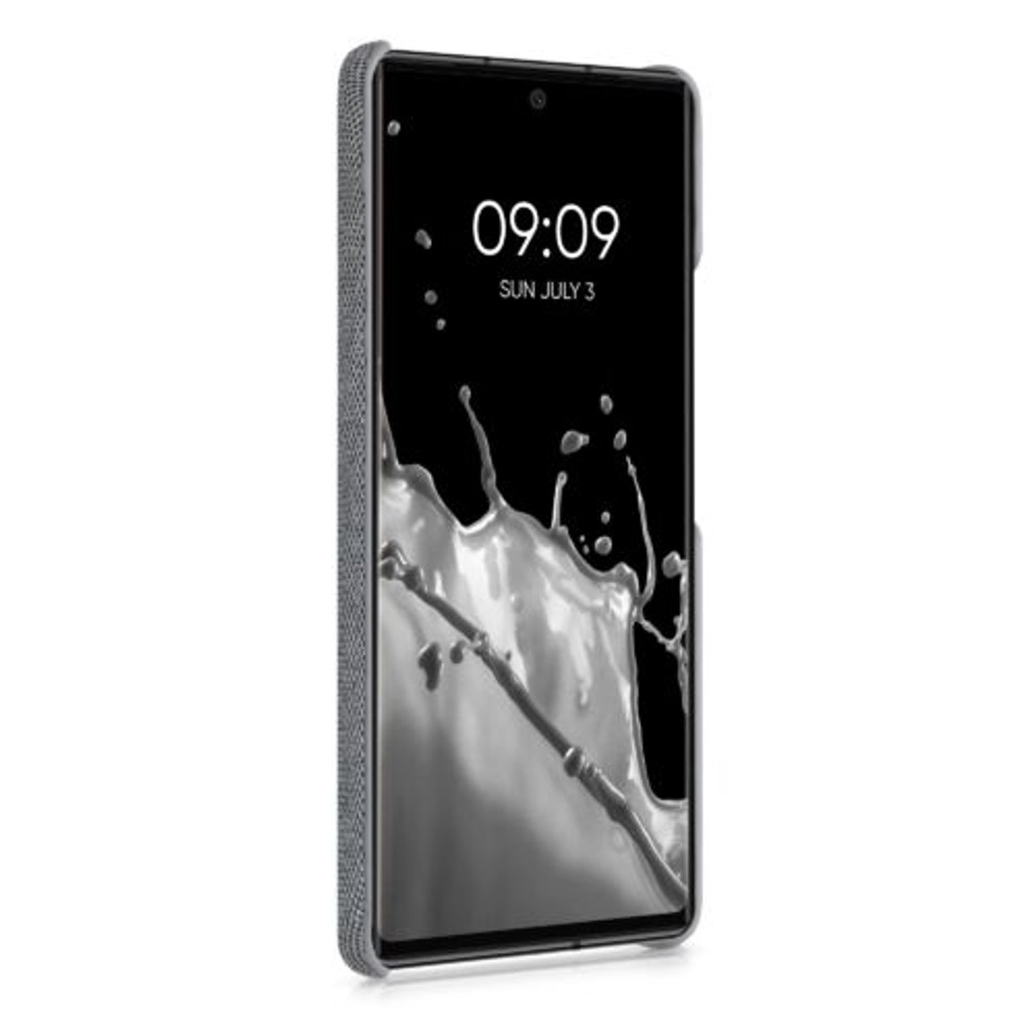 Husa Kwmobile pentru Google Pixel 6, Textil, Gri, 57795.25 fotografia produsului View 2 L