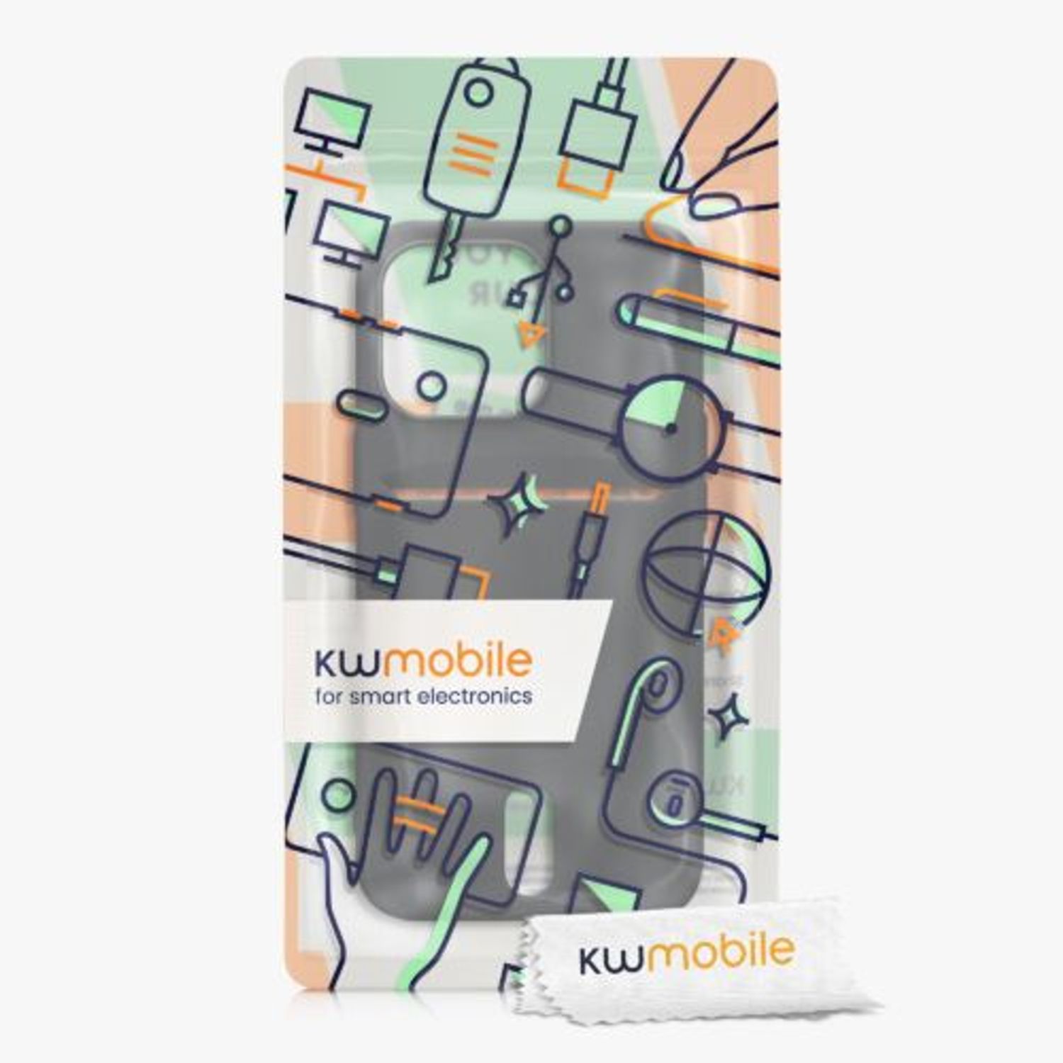 Husa Kwmobile pentru Apple iPhone 13 Pro, Silicon, Negru, 57749.01 fotografia produsului View 6 L