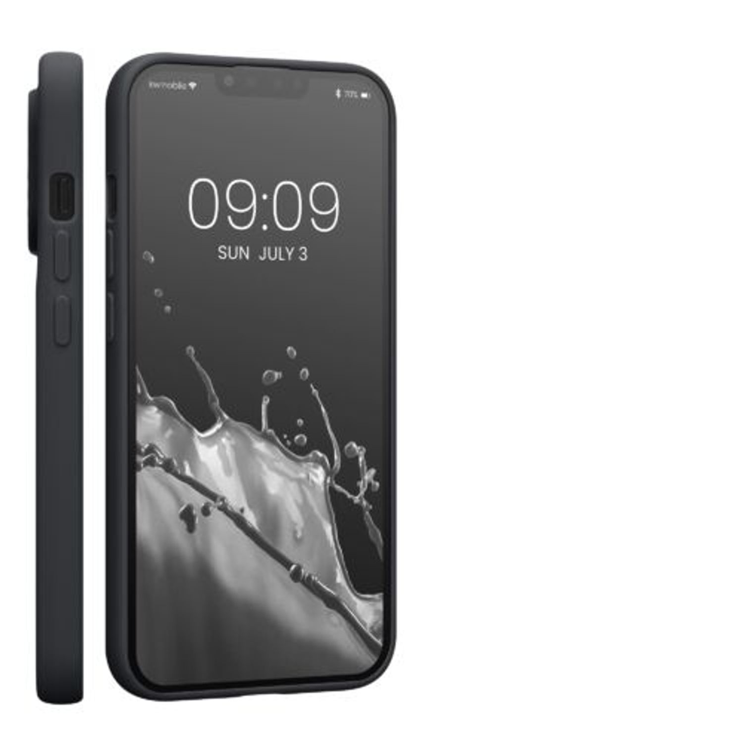 Husa Kwmobile pentru Apple iPhone 13 Pro, Silicon, Negru, 57749.01 fotografia produsului View 8 L