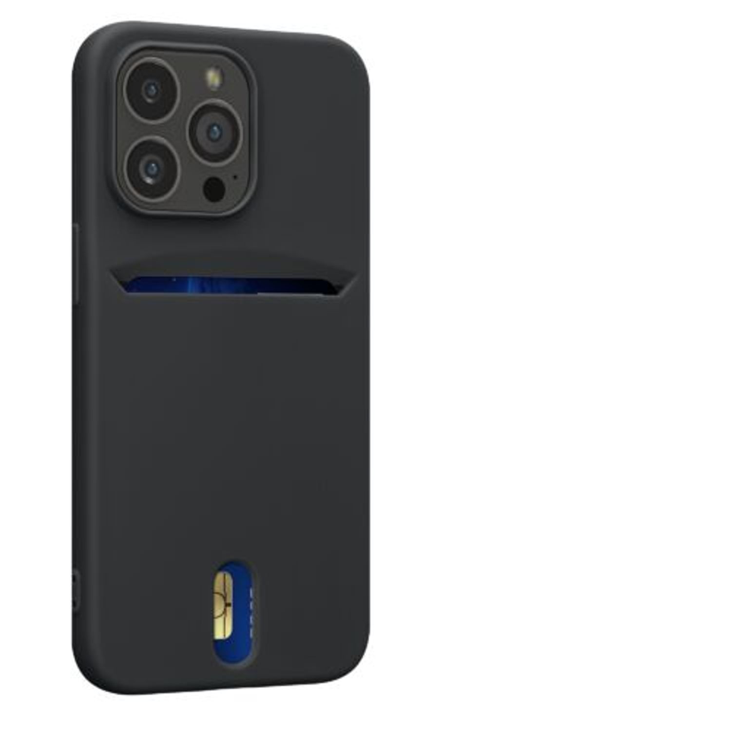 Husa Kwmobile pentru Apple iPhone 13 Pro, Silicon, Negru, 57749.01 fotografia produsului View 7 L