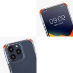 Husa Kwmobile pentru Apple iPhone 13 Pro, Silicon, Transparent/Alb, 55966.02 fotografia produsului View 8 S