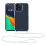 Husa Kwmobile pentru Apple iPhone 13 Pro, Silicon, Transparent/Alb, 55966.02 fotografia produsului