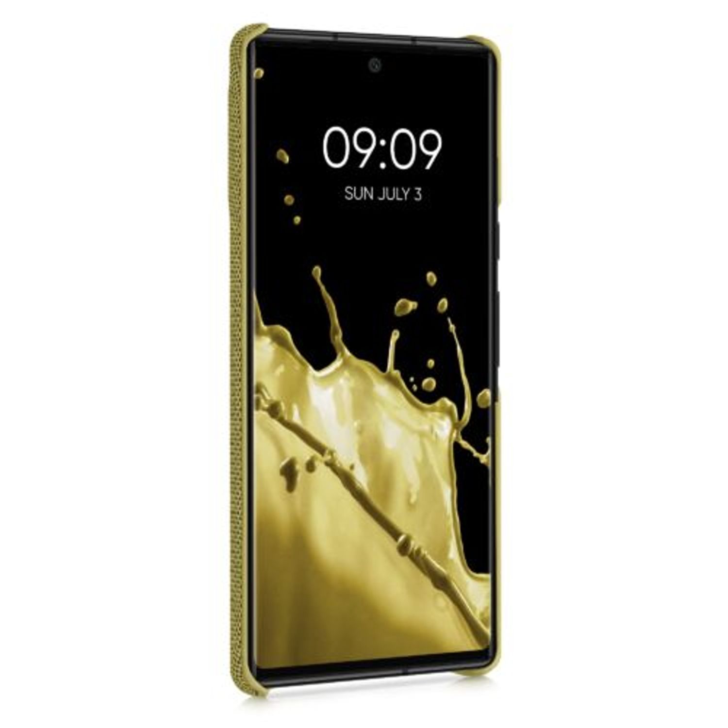 Husa Kwmobile pentru Google Pixel 6 Pro, Textil, Galben, 57796.06 fotografia produsului View 2 L