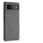 Husa Kwmobile pentru Google Pixel 6, Textil, Gri, 57795.22 fotografia produsului View 7 S