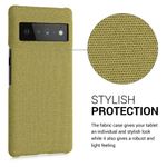 Husa Kwmobile pentru Google Pixel 6 Pro, Textil, Galben, 57796.06 fotografia produsului View 3 S