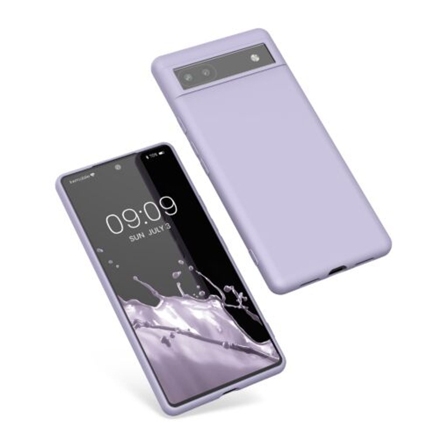 Husa Kwmobile pentru Google Pixel 6a, Silicon, Mov, 57799.108 fotografia produsului