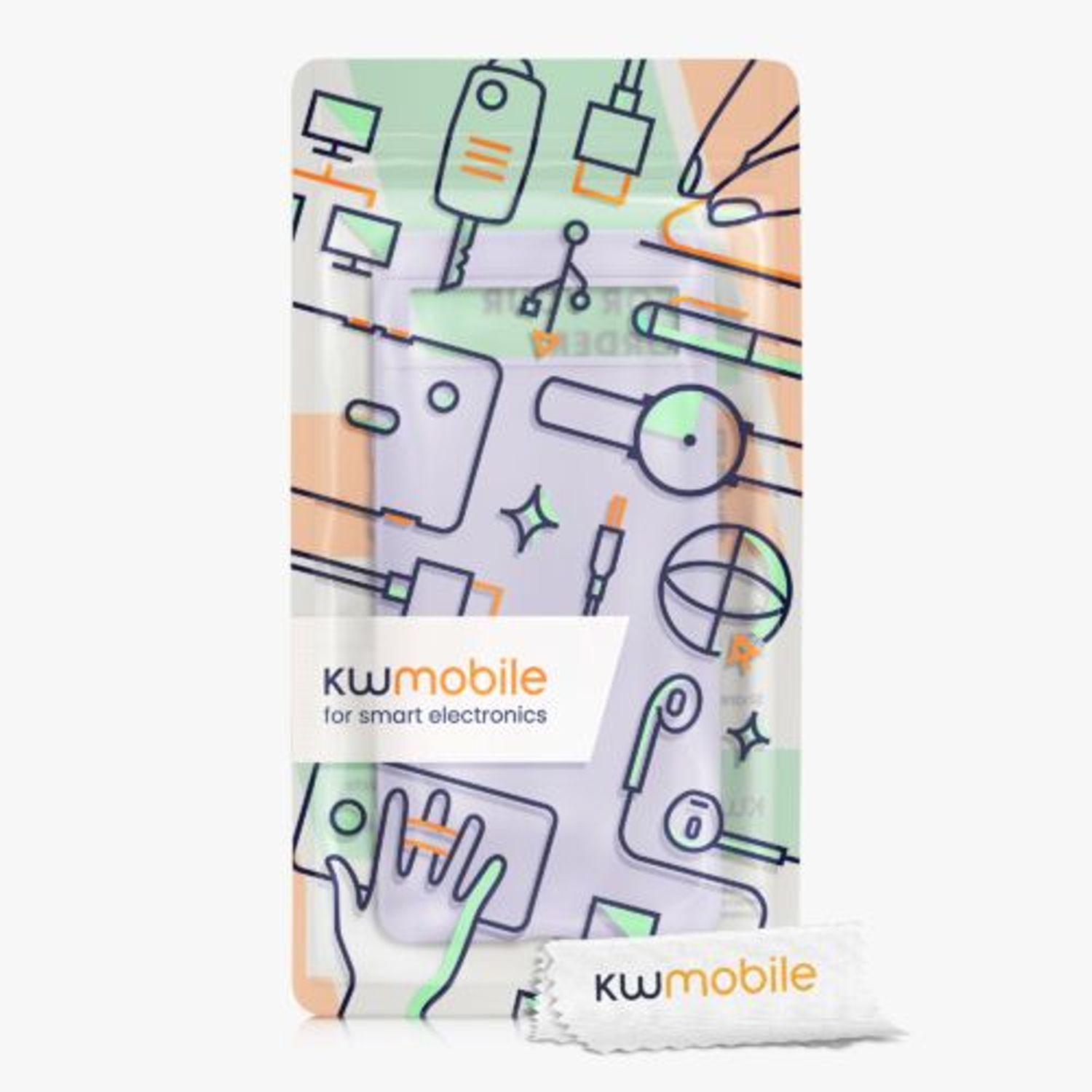 Husa Kwmobile pentru Google Pixel 6a, Silicon, Mov, 57799.108 fotografia produsului View 6 L