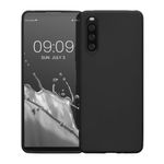 Husa Kwmobile pentru Sony Xperia 10 IV, Silicon, Negru, 57800.01 fotografia produsului