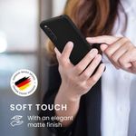 Husa Kwmobile pentru Sony Xperia 10 IV, Silicon, Negru, 57800.01 fotografia produsului View 4 S